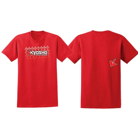 KY-88002 T-SHIRT ROSSO KYOSHO K-FADE 2.0