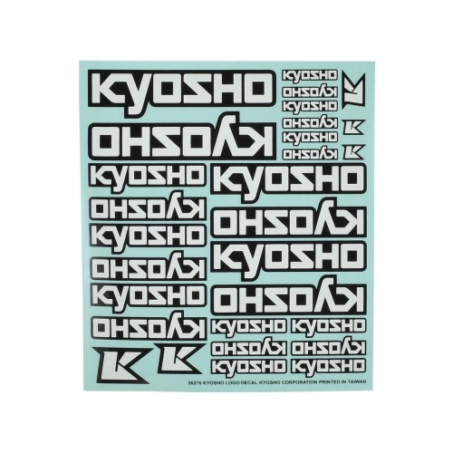 KY-36276 Decals - Kyosho Logo White Bianco