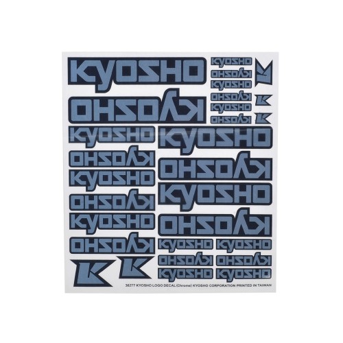 KY-36277 Decals - Kyosho Logo Chrome Cromati