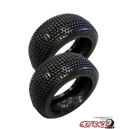 Alaska Clay (solo gomma) (1) Gomme Buggy 1:8 Hot Race Tyres